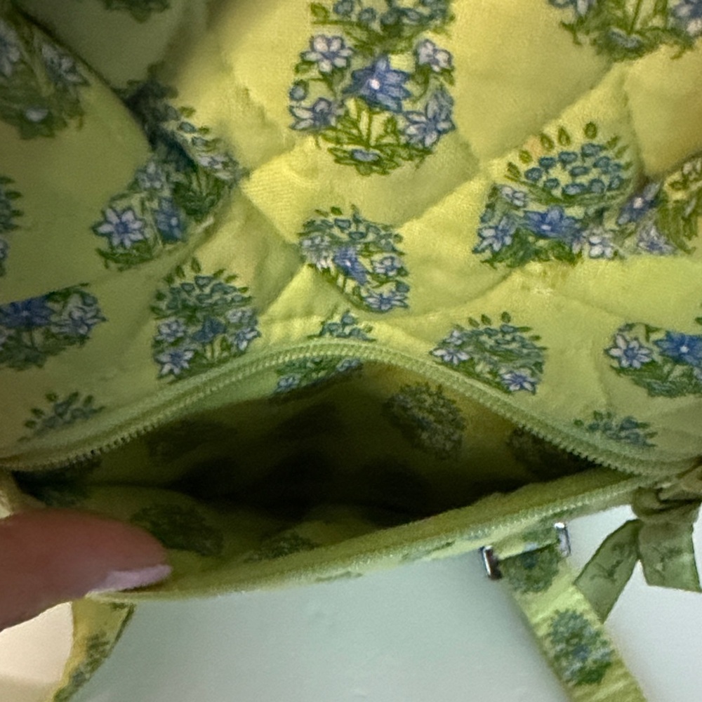 Vera Bradley Retired Citrus Elephant yellow/blue Backpack - Picture 4 of 16